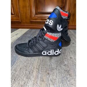 Adidas Originals Hard Court Hi J “Transmission Pack - Black” Youth SZ 5